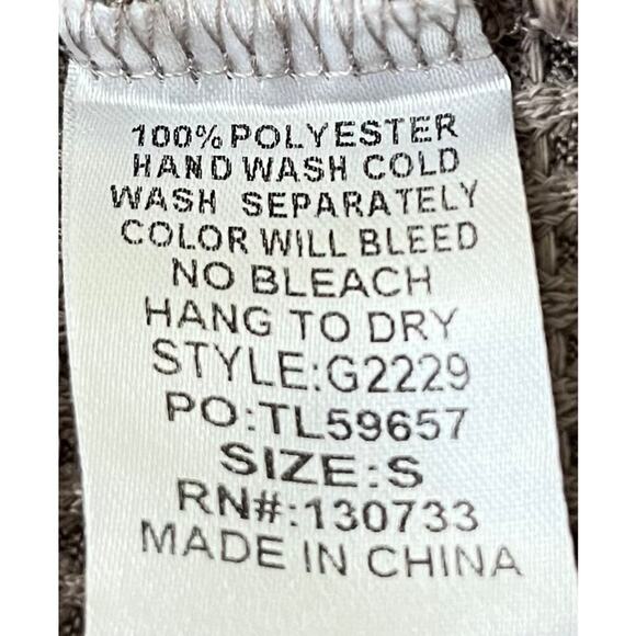 UMGEE USA KNEE LGTH SHORT DOLMAN SLV SWEATER DRESS, WOMENS, S, GREY, A-LINE - Picture 10 of 10